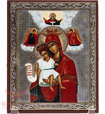 Wooden Icon of Mother of God Axion Estin Икона Б.М. Достойно есть 5.1