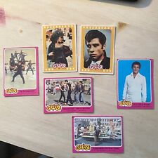 1978 Topps GREASE Movie Stickers  (yellow) and Vintage Card Set 6 John Travolta picture
