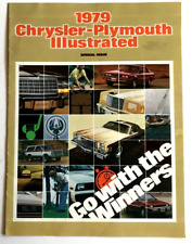 1979 CHRYSLER-PLYMOUTH ILLUSTRATED SPECIAL ISSUE CAR BROCHURE GO WTH THE WINNERS picture