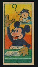 1950s Mickey Mouse Kagome Brand Japanese Menko Card picture