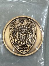 RARE Vintage Austin Texas Police Dept SAINT MICHAEL Challenge Coin SEALED +NICE+ picture