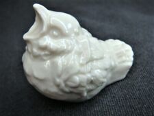 TINY White Porcelain BABY BIRD - Perfect & Detailed picture