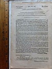 1828 Congressional Statement and Oath - Men Committed Murder and Piracy picture