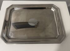 RARE Continental Airlines Vintage Stainless ABCO Tray 11 X 14 picture
