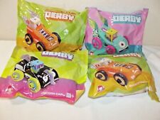 Wendys Kids Meal Toys 2021 Square Cup Derby Lot of 4 Figures Race Cars  picture