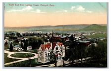 Northeast View From College Toweer Amherst  MA Massachusetts UNP DB Postcard D19 picture