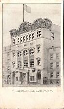 Albany NY-New York, The German Hall Vintage Souvenir Postcard picture