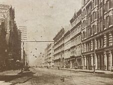 Chicago Illinois IL Street View Antique Stereoview SV Photo picture