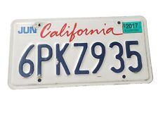 California License Plate Number 6PKX935  Expired  June 2017 picture