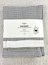 The Organic Company Oven Gloves One Price Minimalist Morning Grey Cotton New picture
