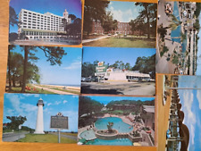 Lot of 8 BILOXI, MISSISSIPPI    Old MS Postcards    1950s-1970's picture