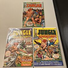 Skywald Comics 1971 Jungle Adventures #1 - #3 Zangar in F/VF condition picture