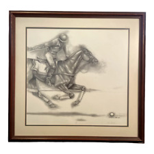 BLAKESLEE ROLEX POLO CUP EQUESTRIAN HORSE PRINT 29.5