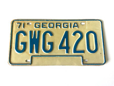 1971 GEORGIA 420 Mary Jane Smoke Weed license plate picture