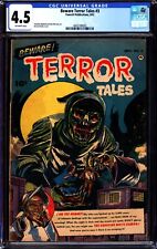 Beware Terror Tales 3 CGC 4.5 Awesome PCH Bernard Baily cover Fawcett 1952 picture