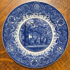 University of Michigan Wedgwood Commem Plate - Presidents House - Exc Cond picture