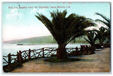 1909 Port Los Angeles From The Pallisades Santa Monica California CA Postcard picture