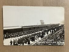 Postcard RPPC Jefferson Barracks MO Missouri Troops Army Soldiers Train 1917 WWI picture
