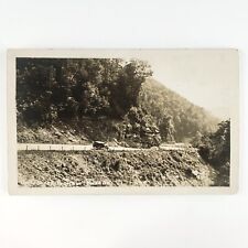 Cheat Mountain Route 50 RPPC Postcard 1940s West Virginia Old Car Photo WV C2645 picture