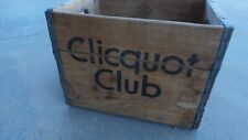 Vintage Wooden Clicquot Club Crate picture