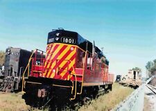 1801 Locomotive Train Railroad Color Photo 3.5X5  #2084 picture