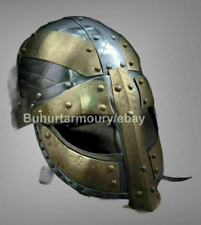 Medieval spectacle Viking Collectible Armor 18 G Battle Brass designing helmet picture