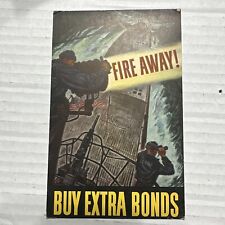 Mint WW 2 Buy Extra Bonds Postcard USA Fire Away USS DOrado Submarine Memoriam picture