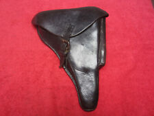GERMAN BLACK LEATHER LUGER Original WWII  HOLSTER,  W/ MAG W/Take Down Tool picture