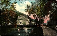 Bushkill Bridge and Mount Jefferson Easton PA Divided Postcard 1913 picture