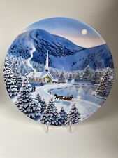 1990 W S George Silent Night Collector Plate The Spirit Of Christmas picture