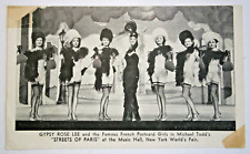 Photo of GYPSY ROSE LEE & French Postcard Girls at 1939 NY World's Fair picture
