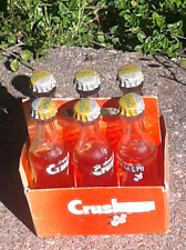 Excellent 6 Pack Vintage Orange Crush Miniature Bottles picture