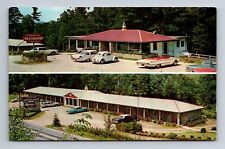 Parkview Motor Lodge Restaurant Linville Falls North Carolina Postcard c1966 picture