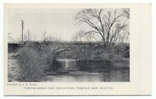  Topsfield MA Turnpike Bridge Over Ipswich River Massachusetts Postcard picture