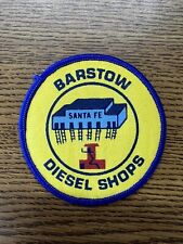 Santa Fe Railroad Patch Barstow Diesel Shops NOS Vintage picture