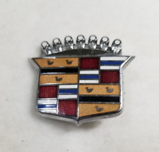 Vintage CADILLAC Crest Car Emblem Logo - Silver picture