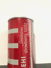 HTF NEHI Strawberry Soda Can - EMPTY 12oz U Tab Pop CAN, Granite City, ILL. picture