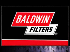 BALDWIN Filters - Original Vintage 1970’s 80’s Racing Decal/Sticker - 5 inch picture