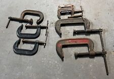 Lot Of 7 C-Clamps Armstrong #106, Hargrave #44, B&C 143, Williams 404 USA picture