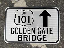 GOLDEN GATE BRIDGE - US Highway 101 road sign - DOT style - California SAN FRAN picture
