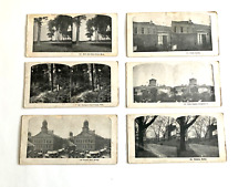 6 - 1800's 2- SIDES ANTIQUE  STEROSCOPE STEROVIEW   SLIDES  /  VIEW  CARDS  NICE picture