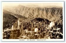 1937 Airview Mt. Wilson Observatory Mount Wilson California CA RPPC Postcard picture