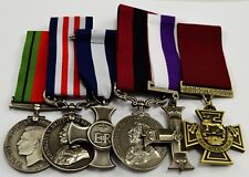 Superb Set of 6 Full Size Replica WW1 WW2 Medals with Ribbons George V VI  picture