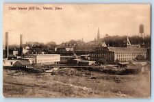 Webster Massachusetts Postcard Slater Woolen Mill Inc Panoramic Aerial View 1911 picture