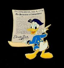 RARE DISNEY PIN 62973 DONALD DUCK JULY FOURTH DECLARATION INDEPENDENCE LE NOC picture