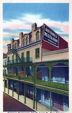 VTG Postcard - Antoine's Restaurant - Oldest French Rest. New Orleans EST 1840 picture