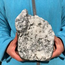 6.9 LB Stunning Display White Calcite Quartz Crystal Cluster Mineral picture
