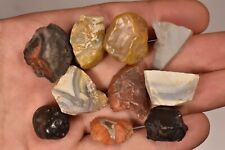 10 *AUSTRALIAN* AGATE Specimens 2-3cm 55.4g Natural Rough QLD Healing Strength picture