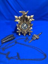 Vintage Wooden German Black Forest Kuckucksuhr Cuckoo Clock for Parts as-is picture