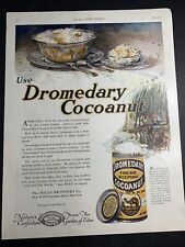 Dromedary Coconut Orig Ad 1921 Food Hills Bros Country Store Canel Logo picture